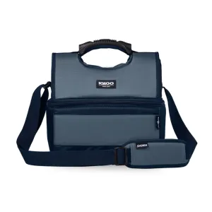 00066114-Igloo-16-Can Dual Compartment Insulated Gripper Lunch Bag - Blue