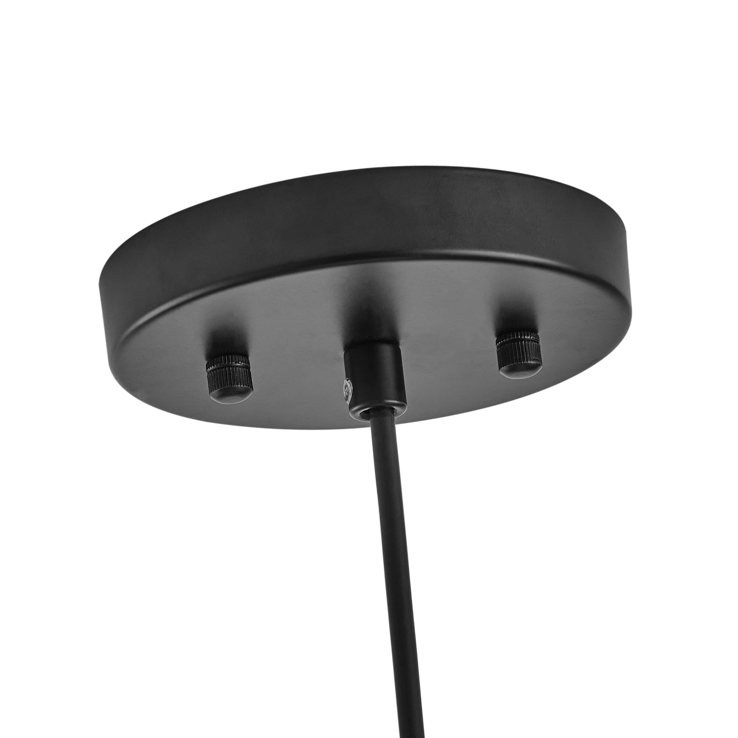 1-Light White Cylinder Shade Dimmable Adjustable Pendant Lighting