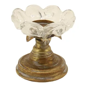 16cm Lustre Iron Candle Holder
