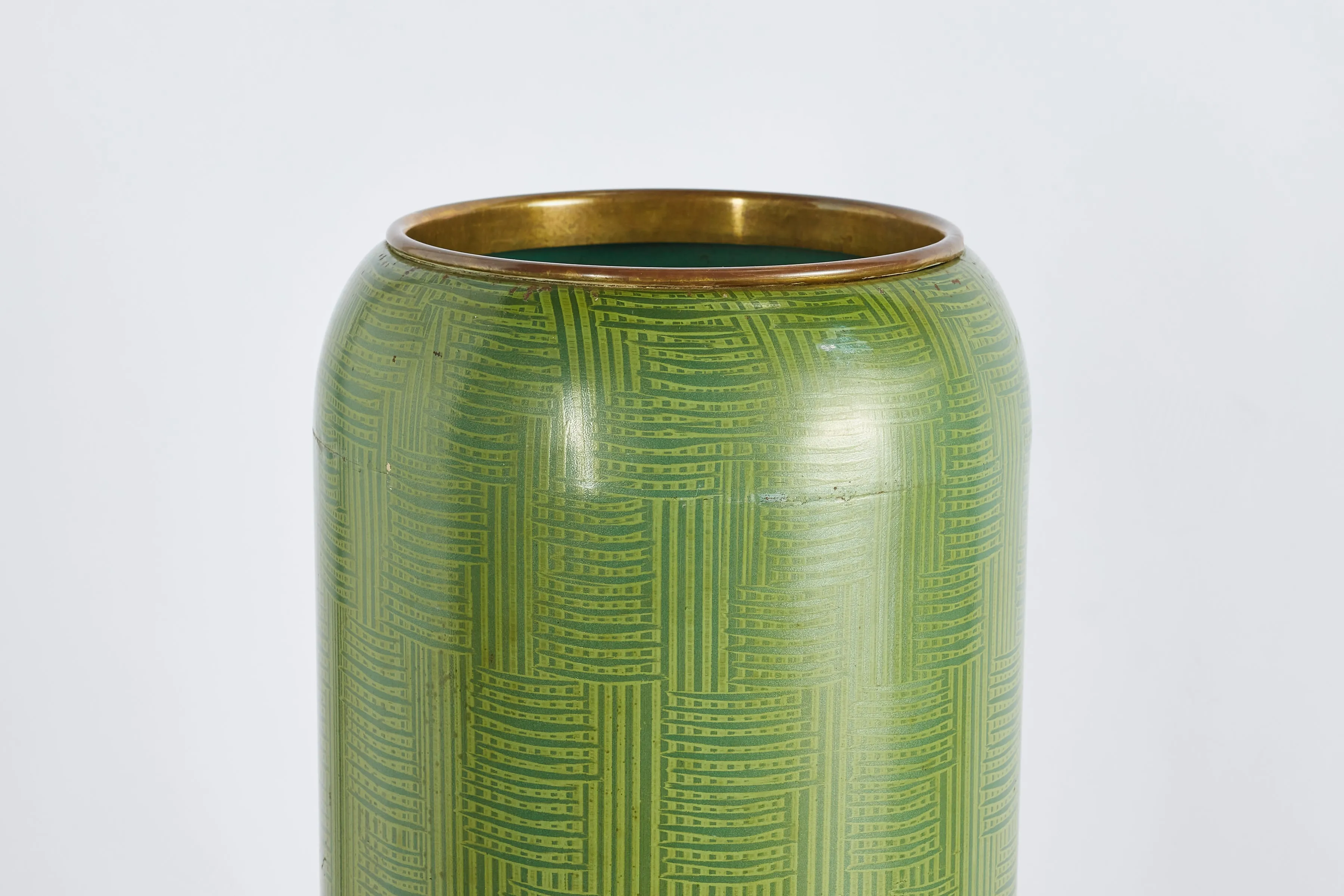 1950's Italian Enameled Umbrella stand
