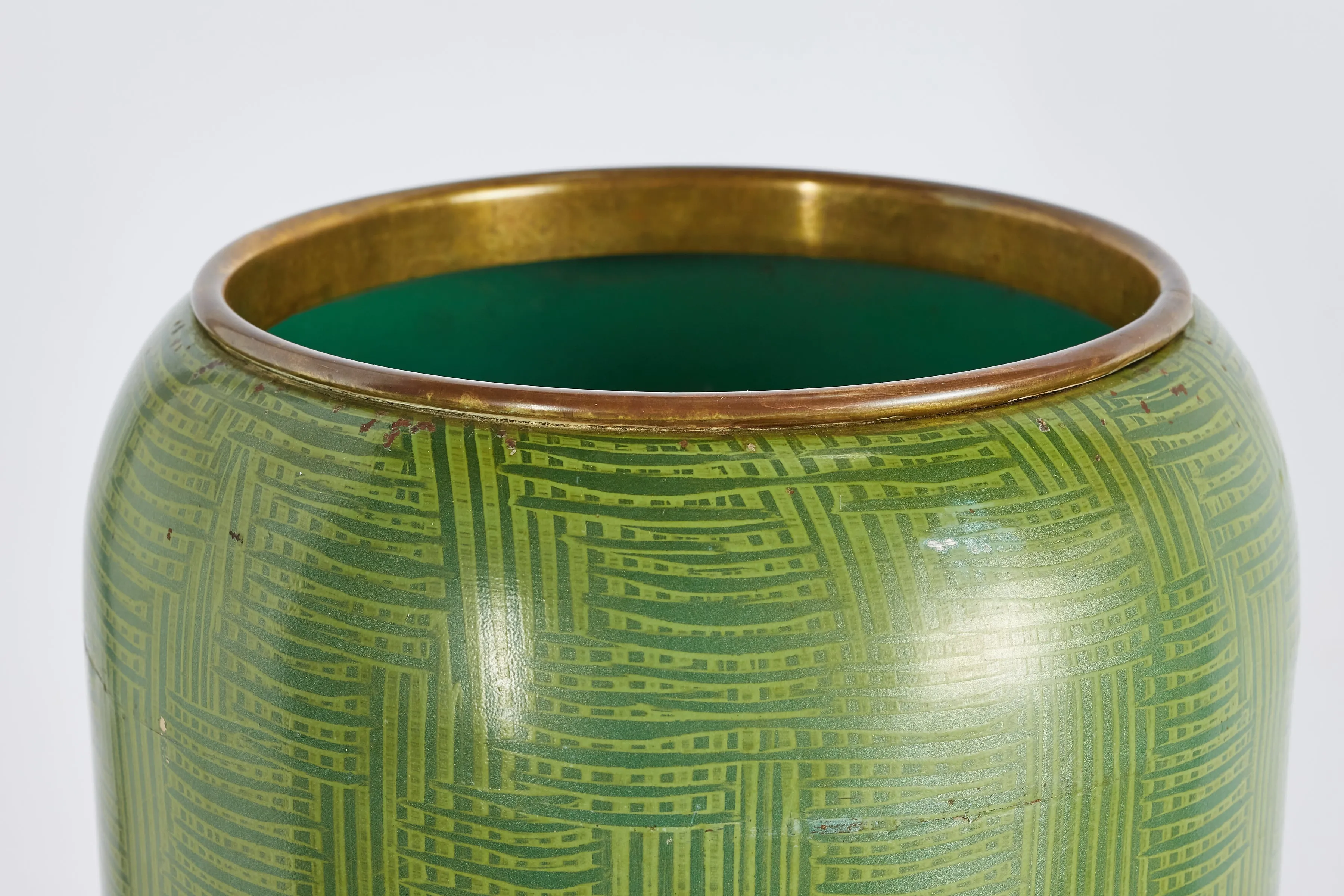 1950's Italian Enameled Umbrella stand
