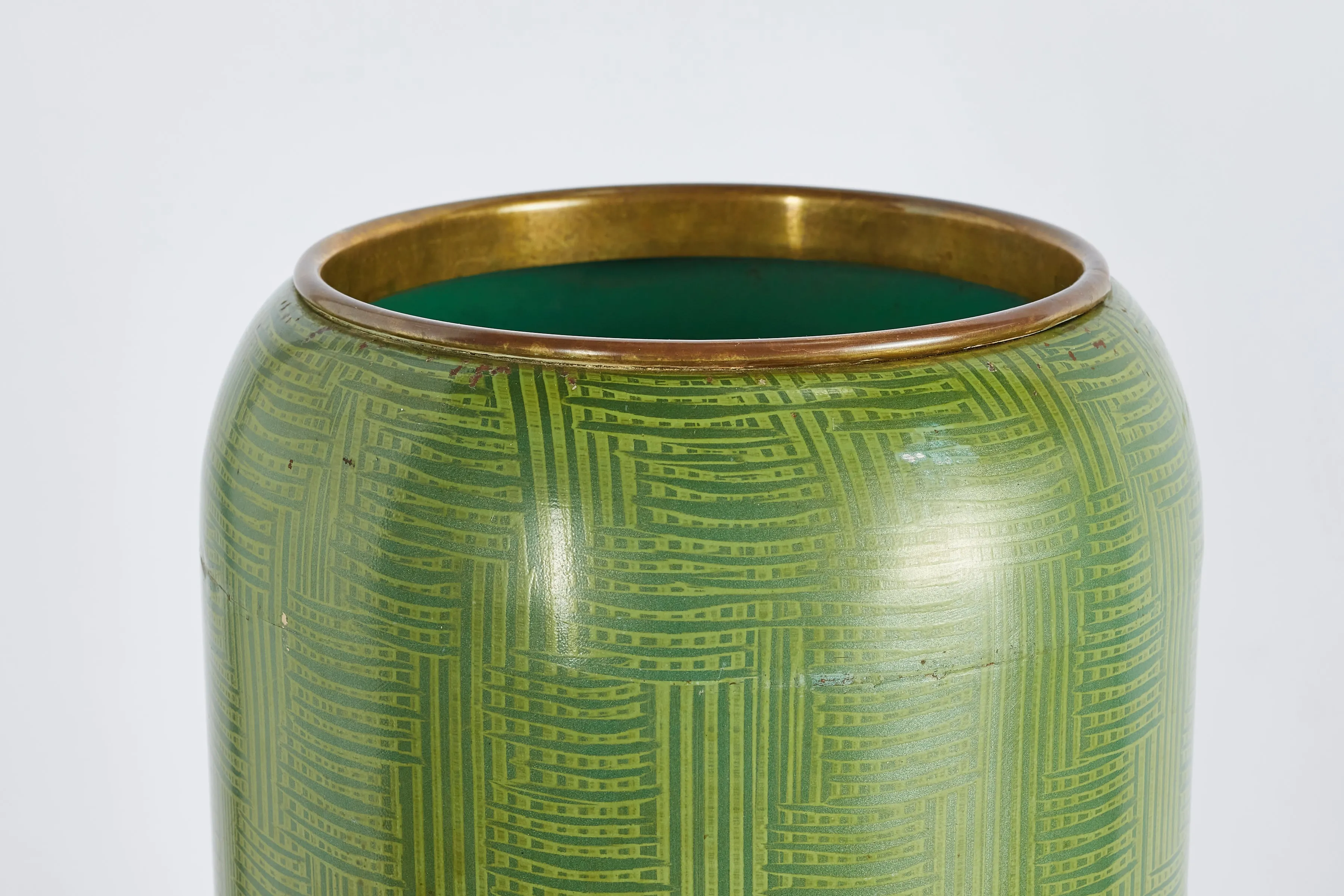 1950's Italian Enameled Umbrella stand