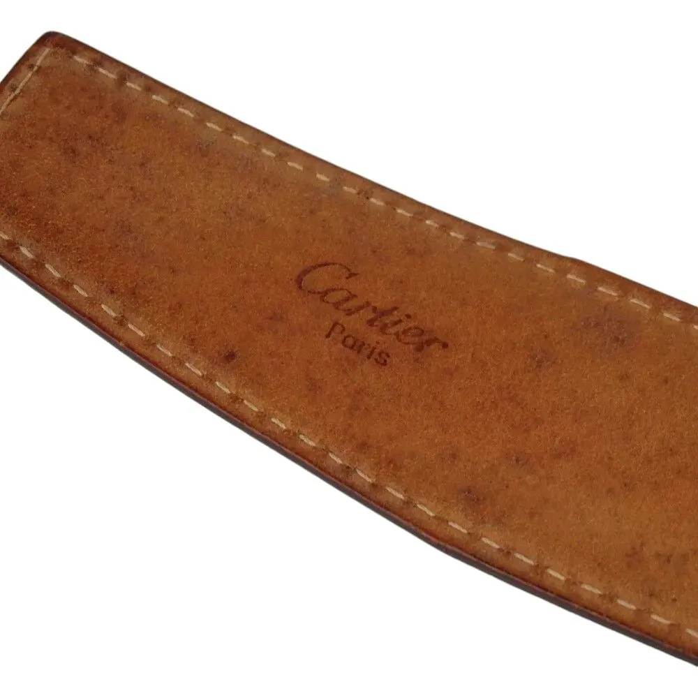 204144AQ (S1) Cartier Belt Brown Leather