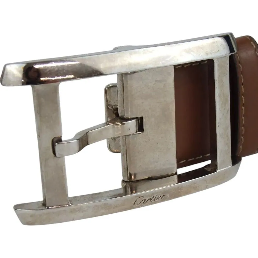204144AQ (S1) Cartier Belt Brown Leather