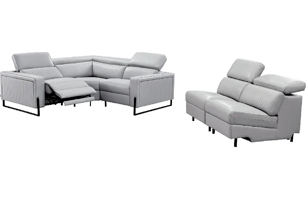 2787 Sectional Sofa with recliners