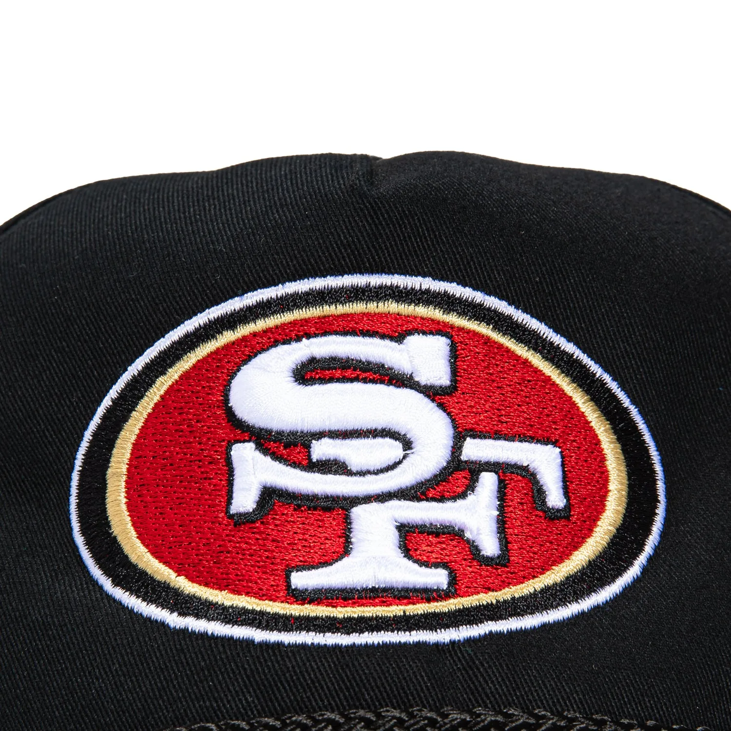 47 Brand Hitch San Francisco 49ers Snapback Rope Hat - Black