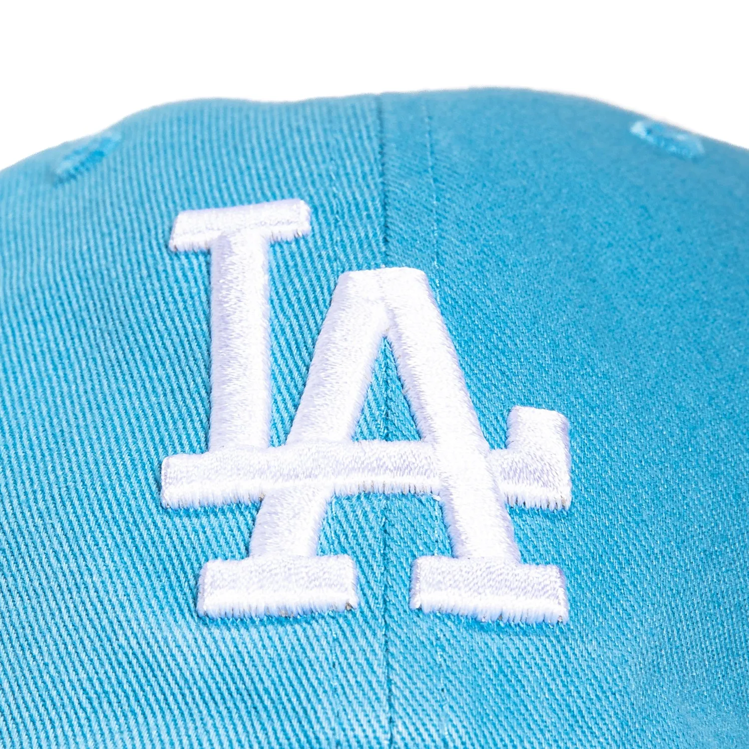 47 Brand Los Angeles Dodgers Cleanup Adjustable Hat - Light Blue, White