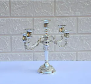 5 Arms Metal Candlestick