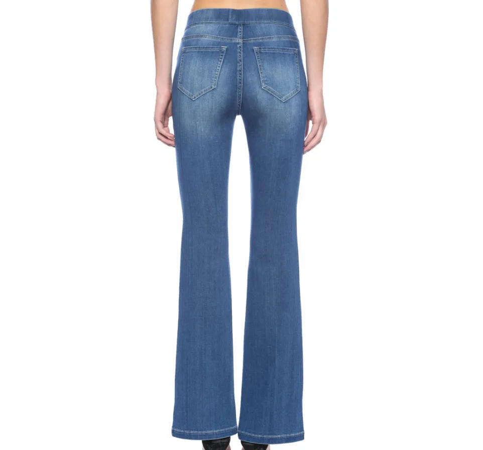 70's Medium Wash Cello Flares