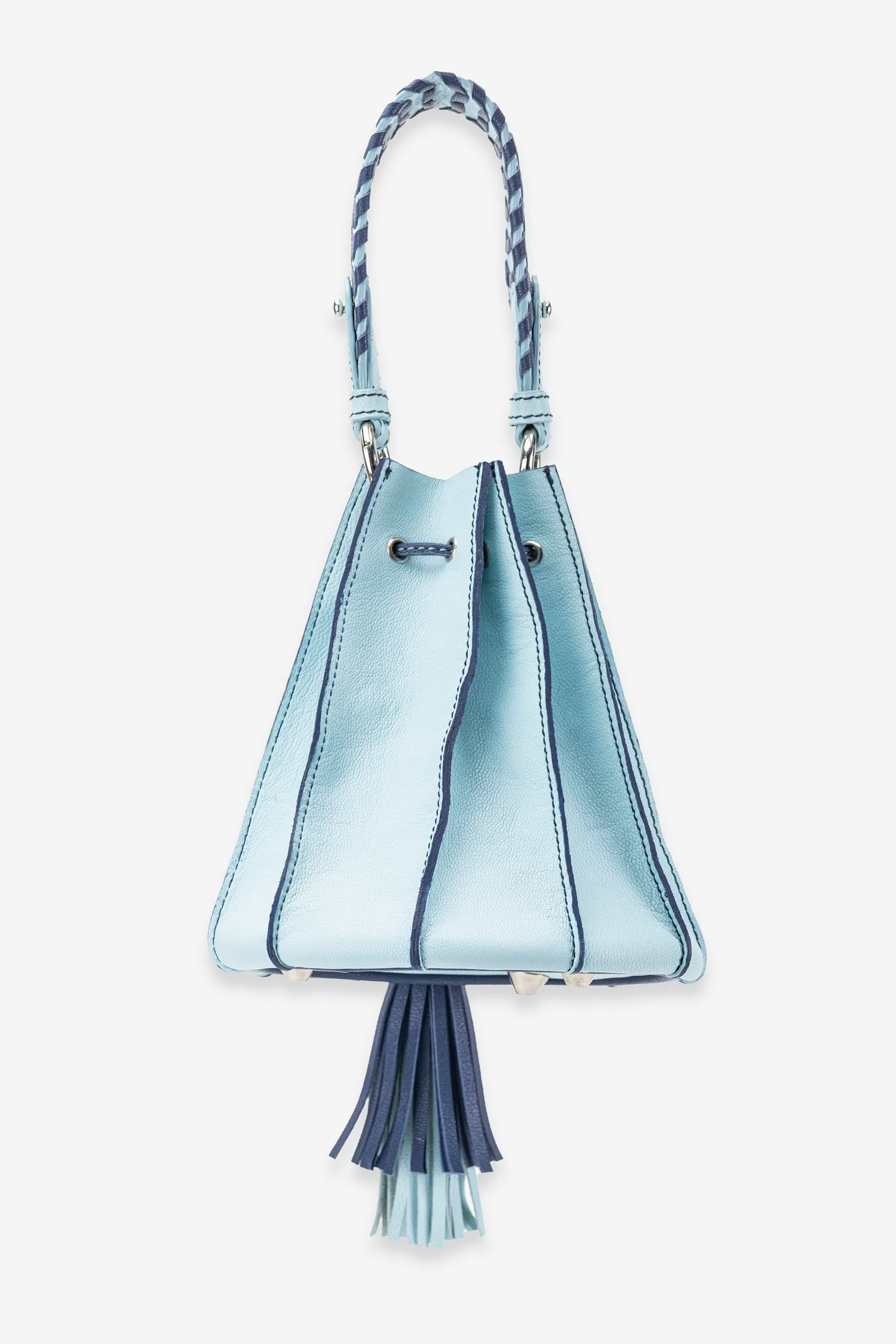 Abelardo Nova Sky Blue Bucket Bag