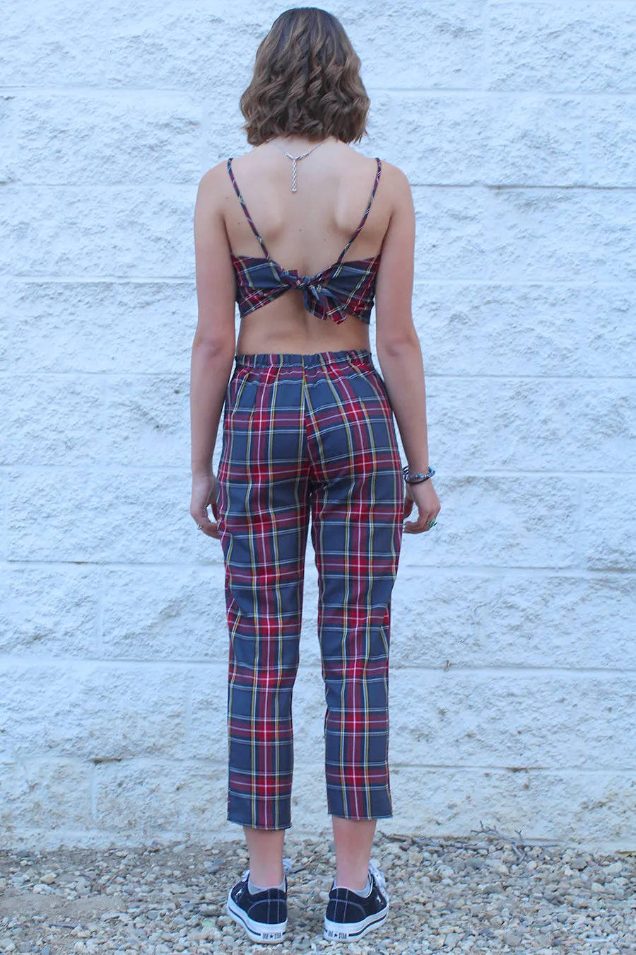 Adjustable Cami Top - Tartan