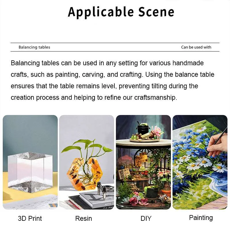 Adjustable Leveling Table Epoxy Mould Balance Table Resin Level