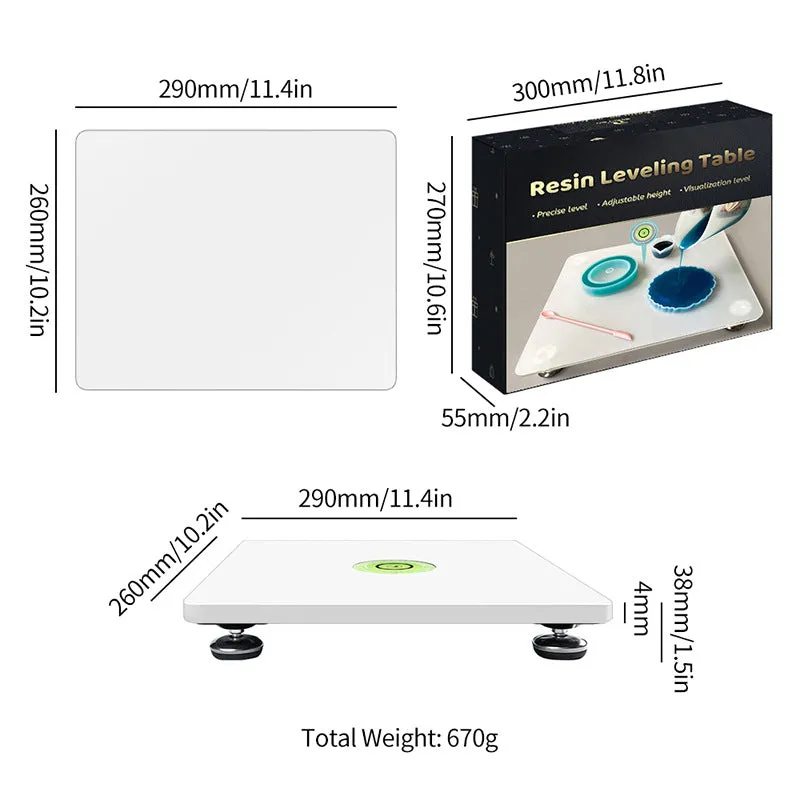 Adjustable Leveling Table Epoxy Mould Balance Table Resin Level