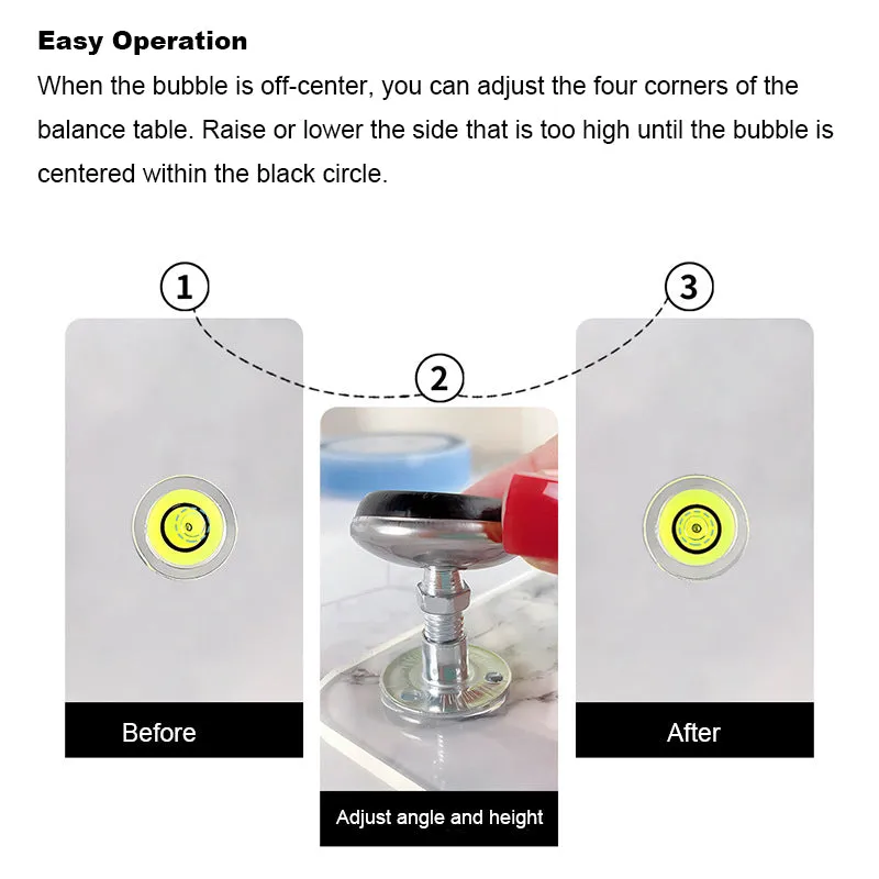 Adjustable Leveling Table Epoxy Mould Balance Table Resin Level