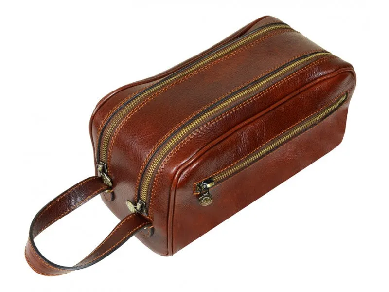 All the Kings Men - Leather Toiletry Bag