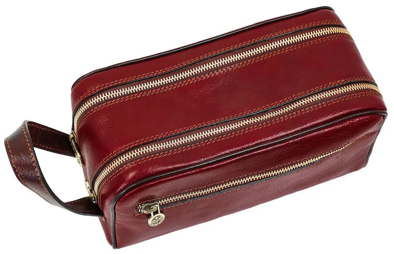 All the Kings Men - Leather Toiletry Bag