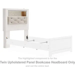 Altyra Twin Upholstered Headboard - White