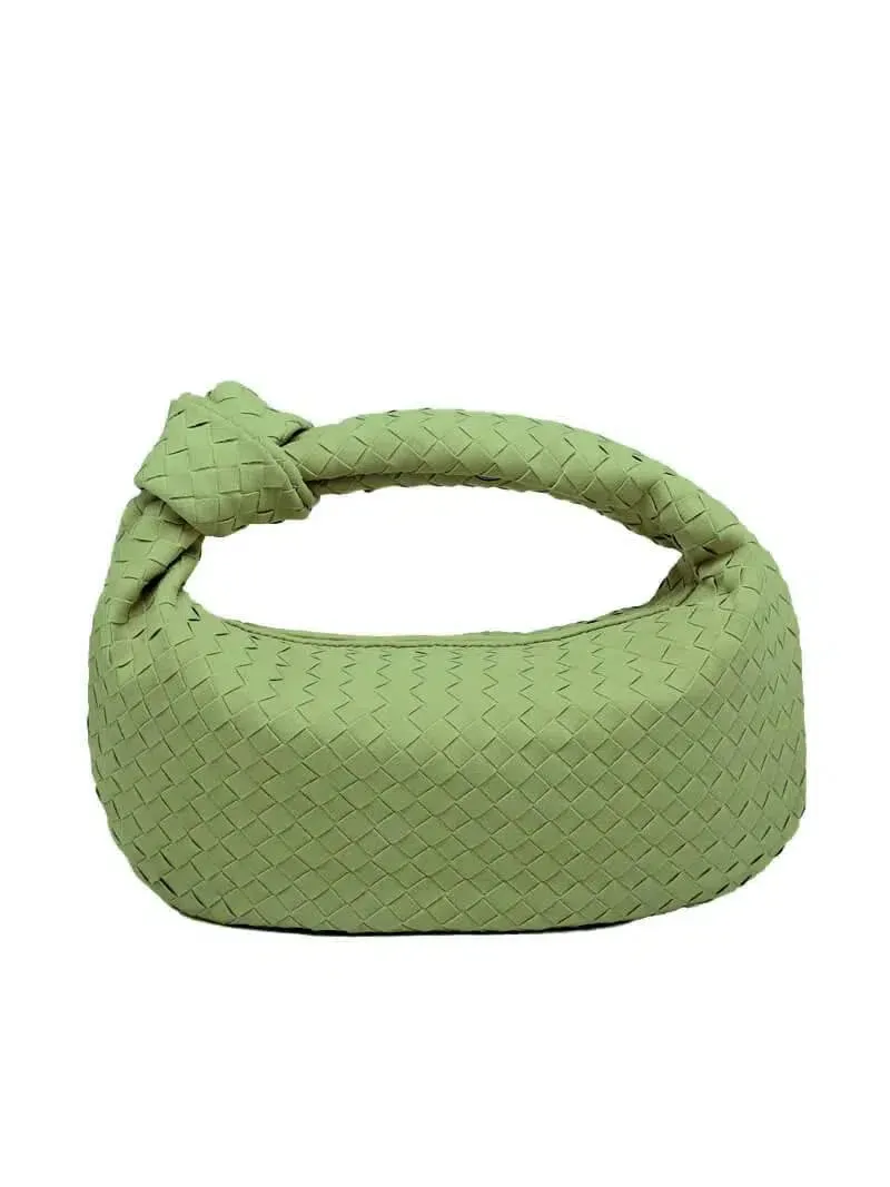 Amara – Autumn-inspired woven design – Suede handbag