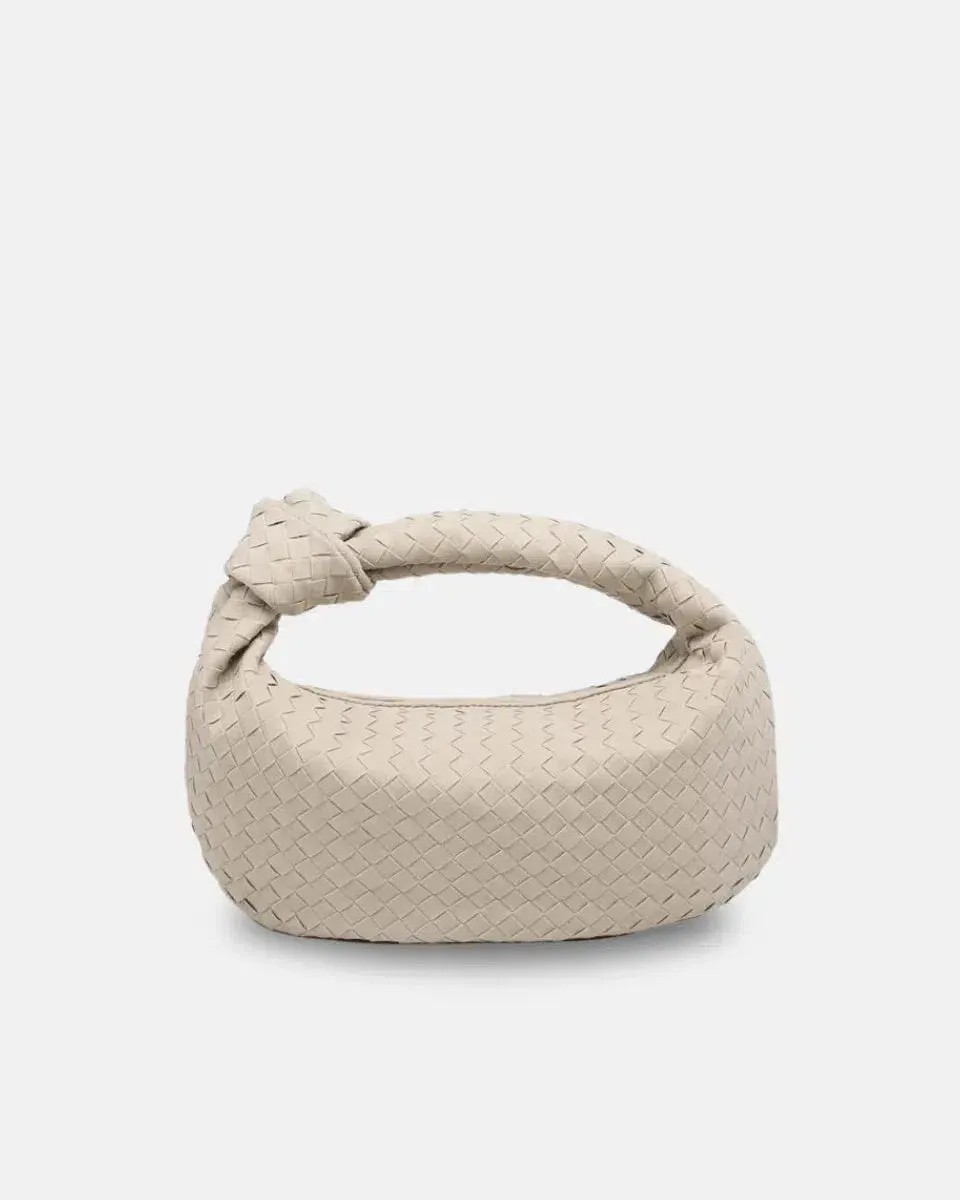 Amara – Autumn-inspired woven design – Suede handbag