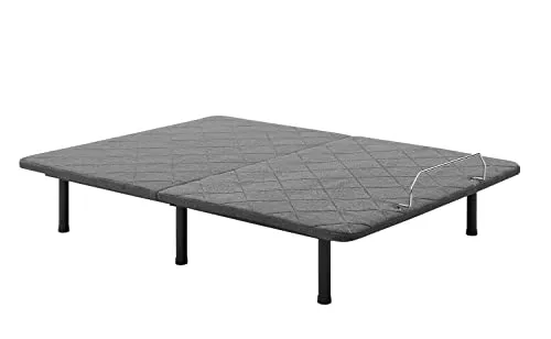 Amazon Basics Adjustable Bed Base with Head and Foot Incline, Remote Control - Queen