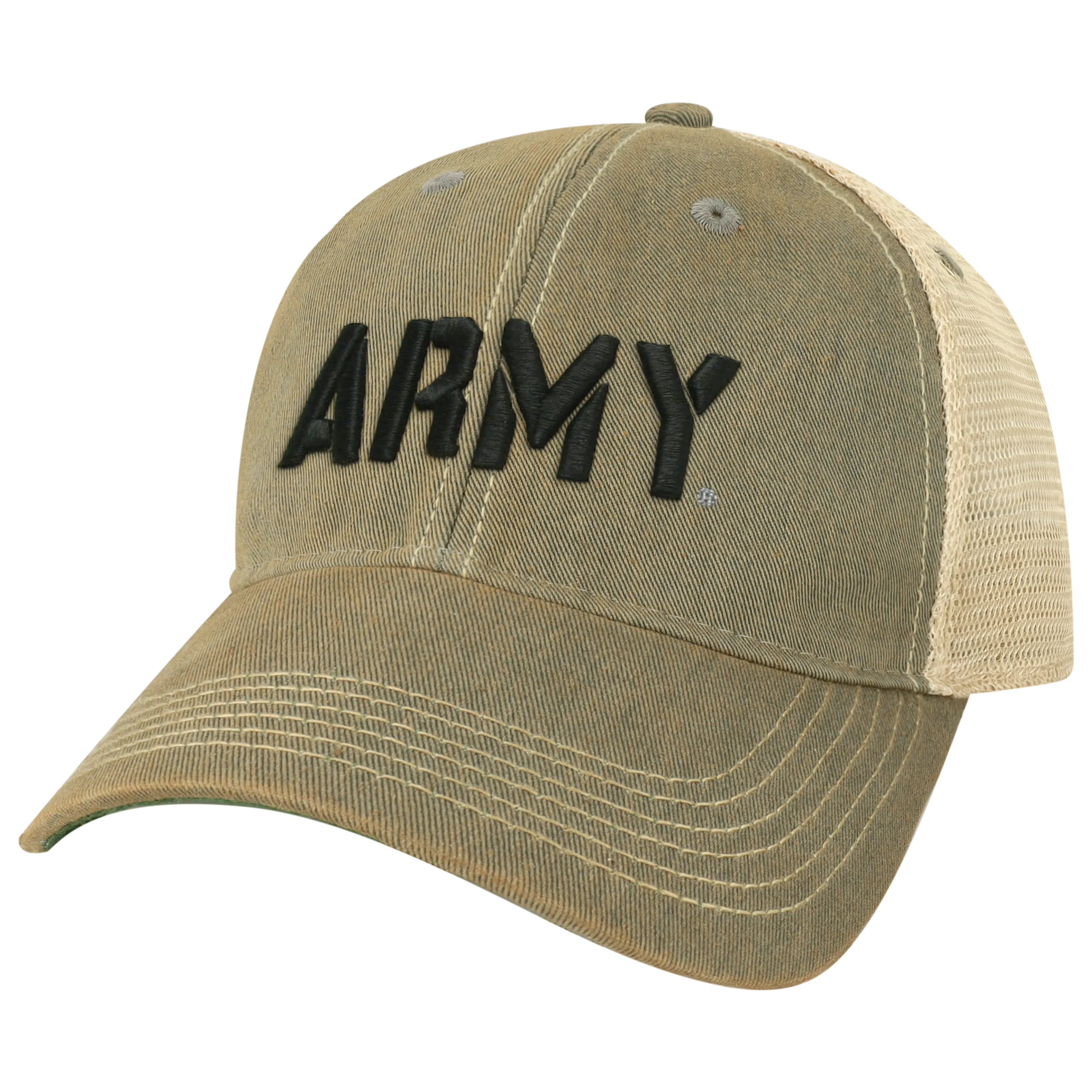 Army Black Knights OFA Grey Old Favorite Adjustable Trucker Hat