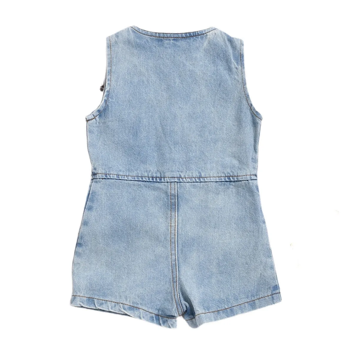 Ava Denim Romper
