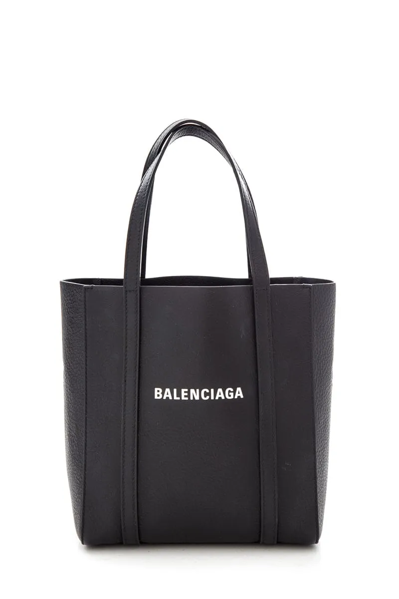 Balenciaga Black Leather top Handle Handbag