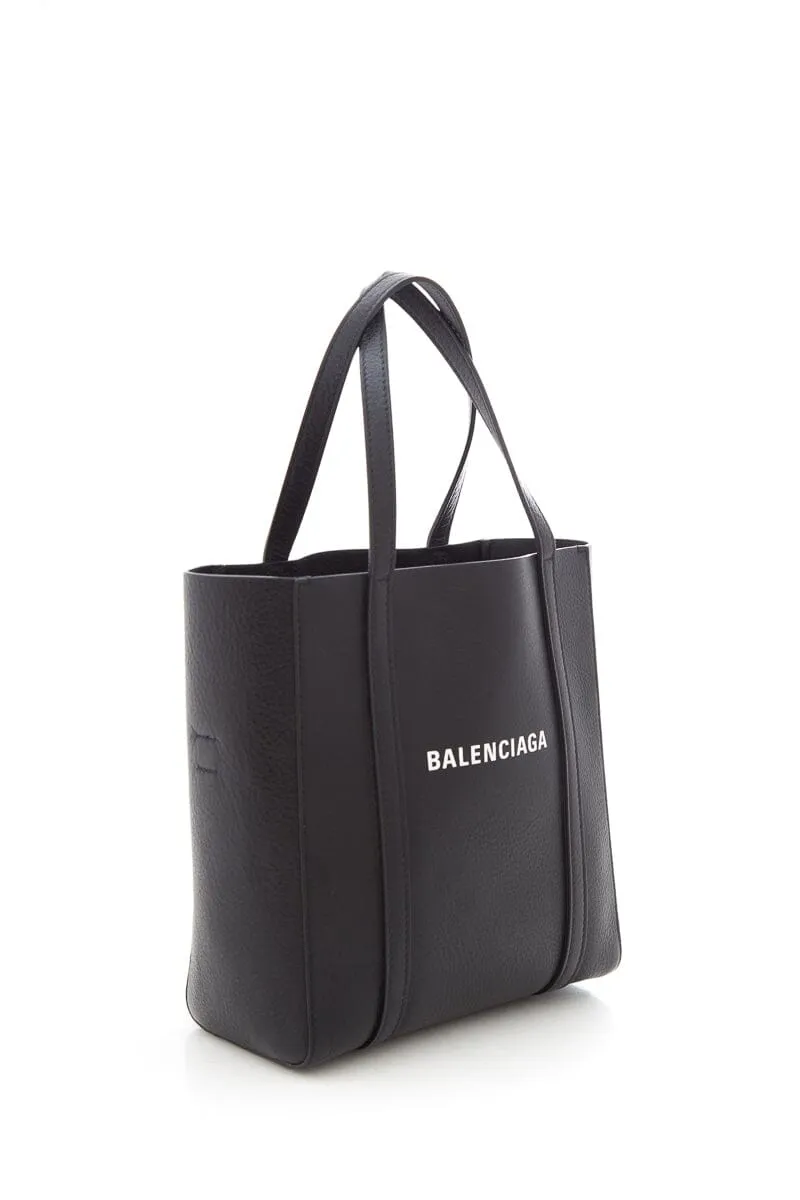 Balenciaga Black Leather top Handle Handbag