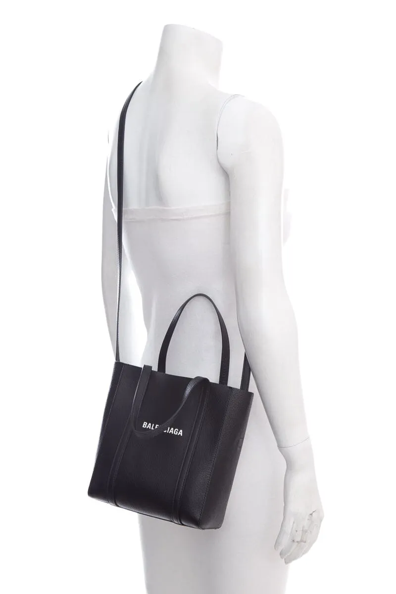 Balenciaga Black Leather top Handle Handbag