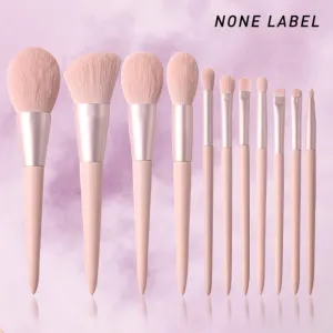 Beauty Pink Makeup Brushes Set Eyebrow Eyelash