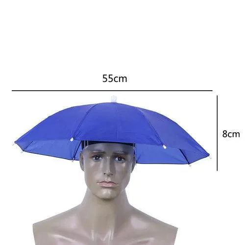 Best Portable Rain Umbrella Hat Army Green Foldable