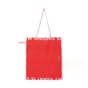 Bicolor Cooler Ecobag  Red