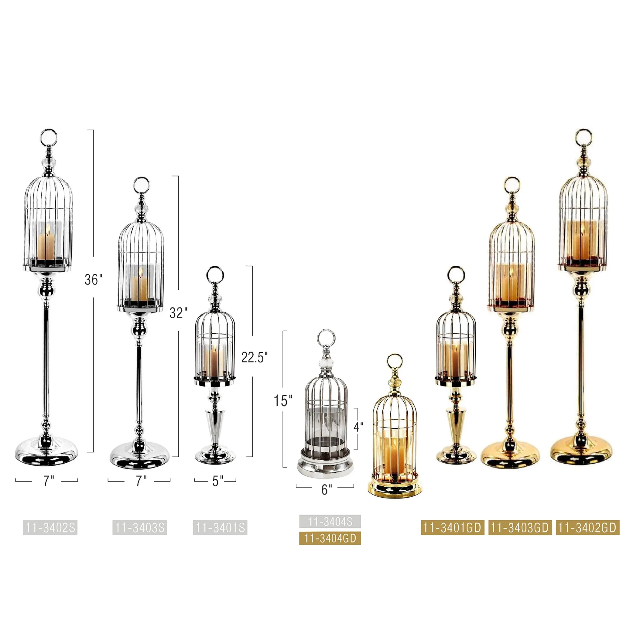 Birdcage Candle Stand