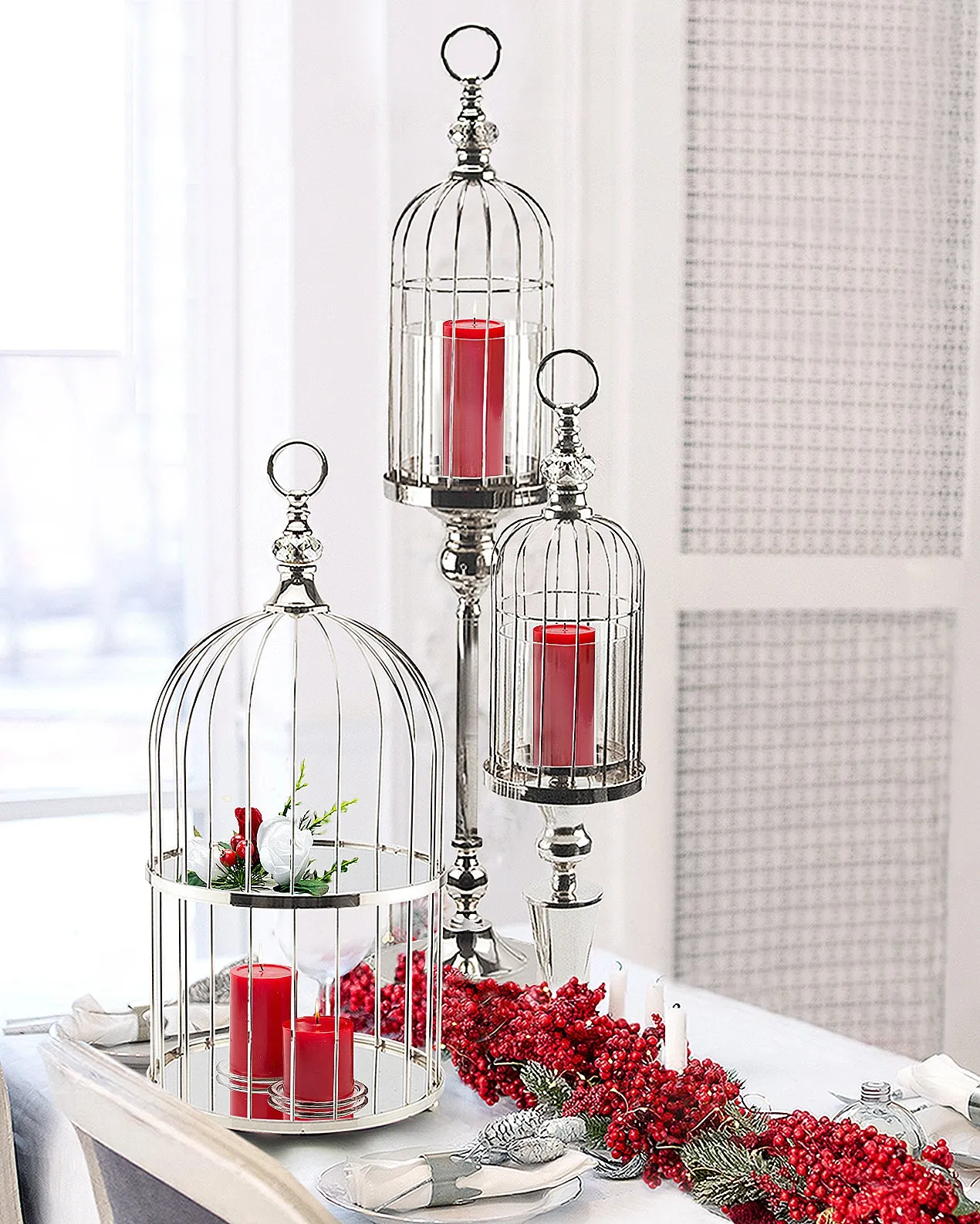Birdcage Candle Stand