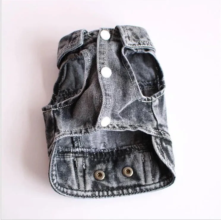 Black Denim Vest