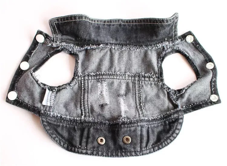 Black Denim Vest