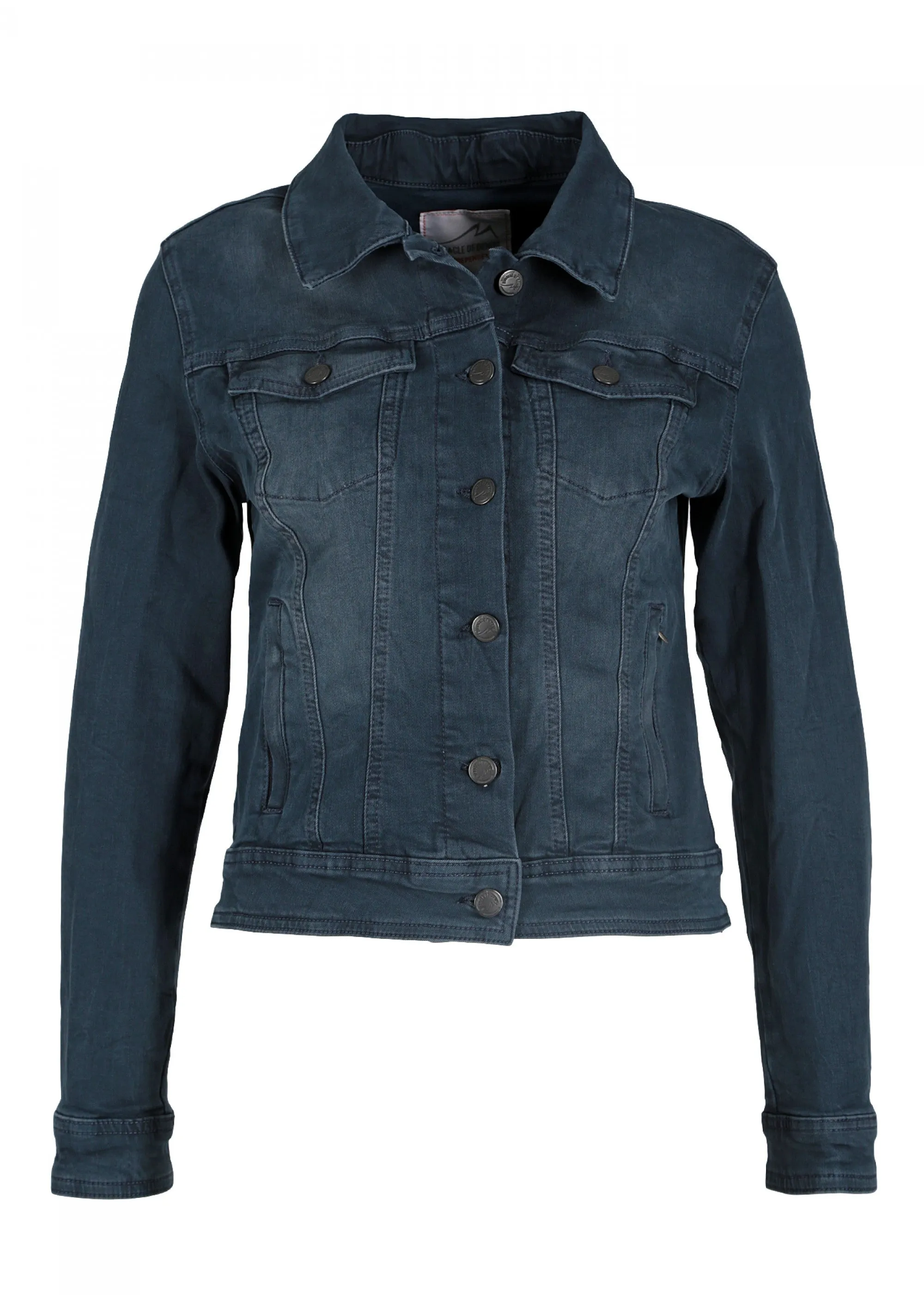 Blauw kort spijkerjasje | M.O.D. Suzy jeans jacket osman blue