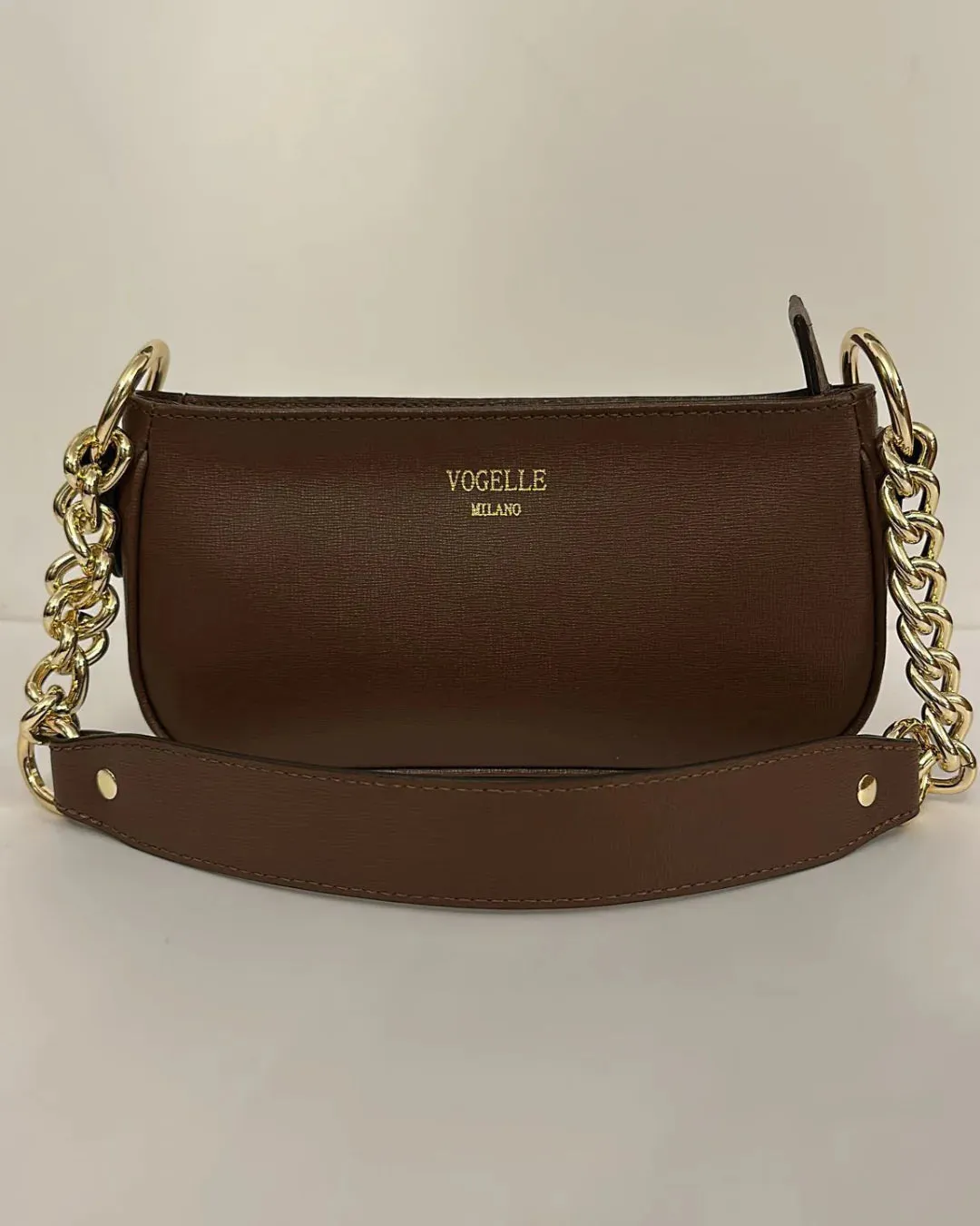Brown Chain Shoulder Bag