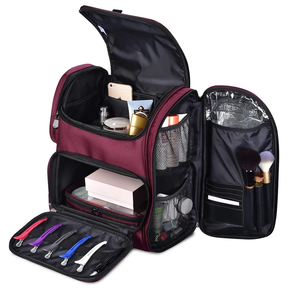 Byootique Essential Travel Makeup Backpack Cosmetic Train Bag