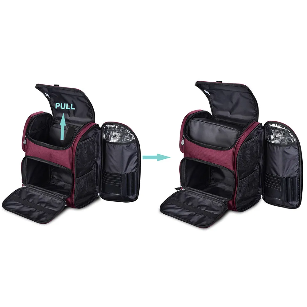 Byootique Essential Travel Makeup Backpack Cosmetic Train Bag