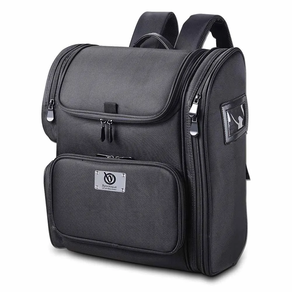 Byootique Essential Travel Makeup Backpack Cosmetic Train Bag