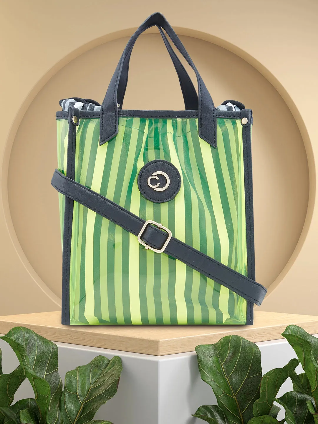 Caprese Josie Tote Small Electric Lime
