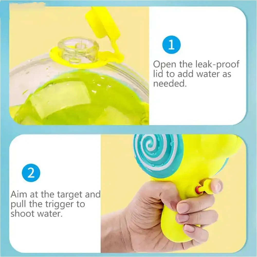 Cartoon Water Gun - Fun and Funny Cartoon Shape - Suitable for Kids 3 