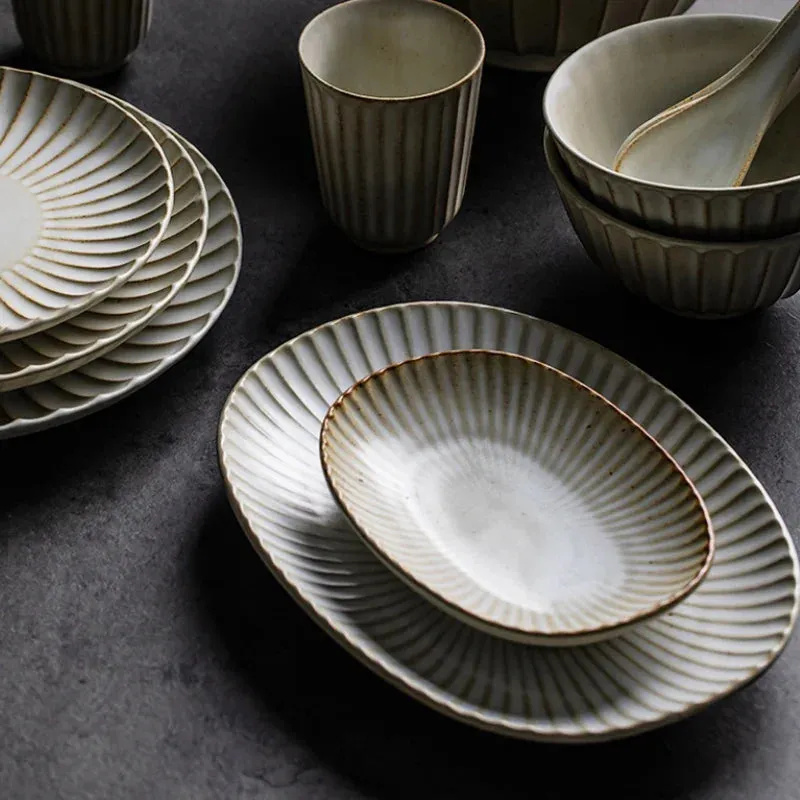Ceramic Reina Retro Dinnerware Set