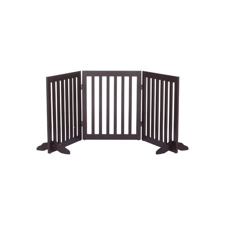 Charlies Durable Wooden Freestanding Pet Gate