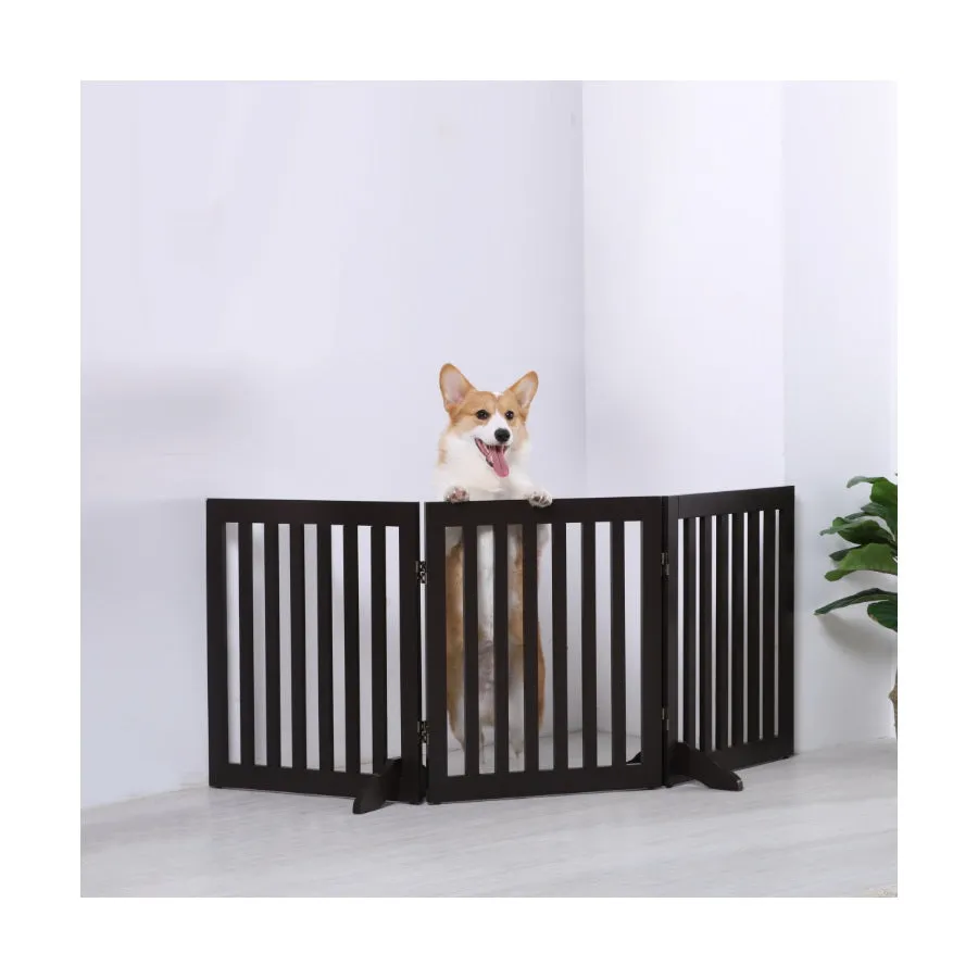 Charlies Durable Wooden Freestanding Pet Gate