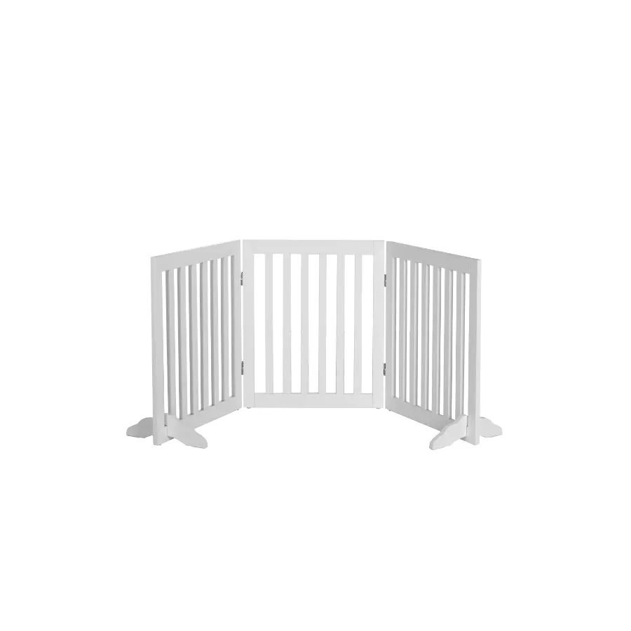Charlies Durable Wooden Freestanding Pet Gate