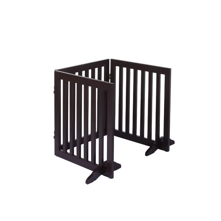 Charlies Durable Wooden Freestanding Pet Gate