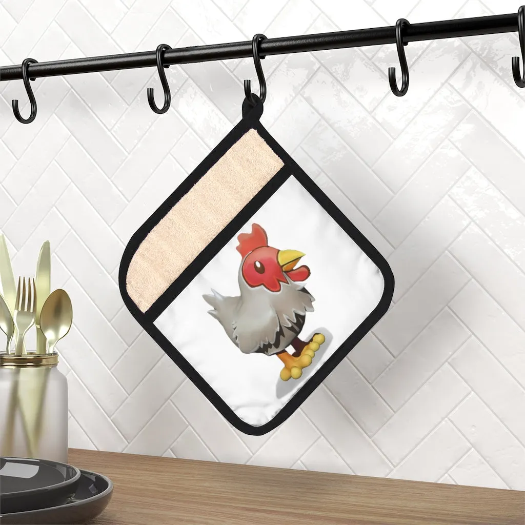 Chicken Pot Holder with Pocket