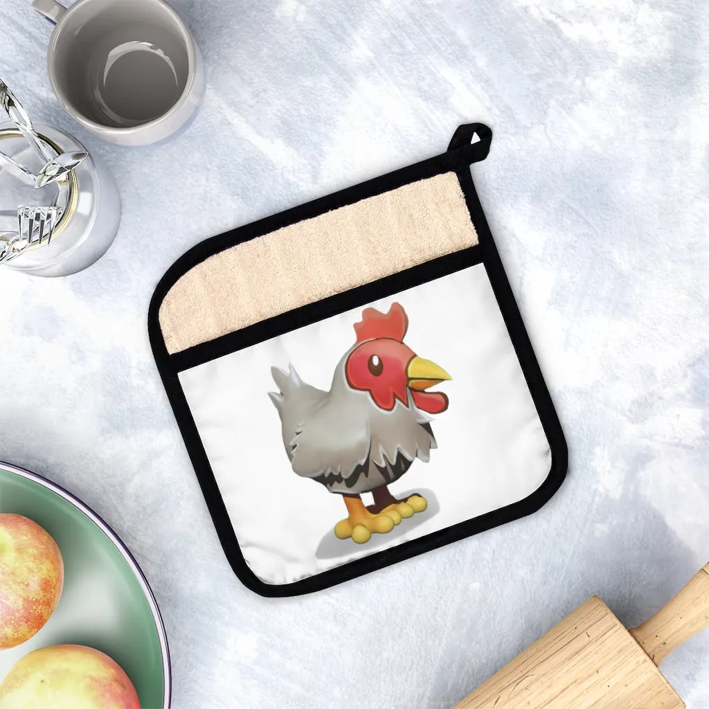 Chicken Pot Holder with Pocket